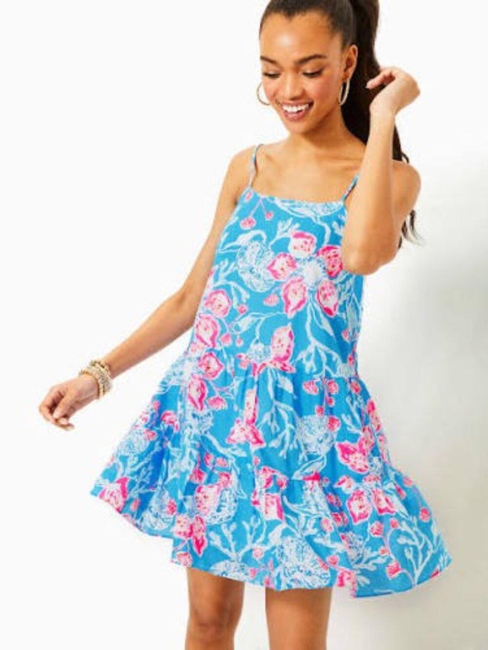 Lilly Pulitzer, NWT Alessa Dress Bahamian Rhapsody, Size M